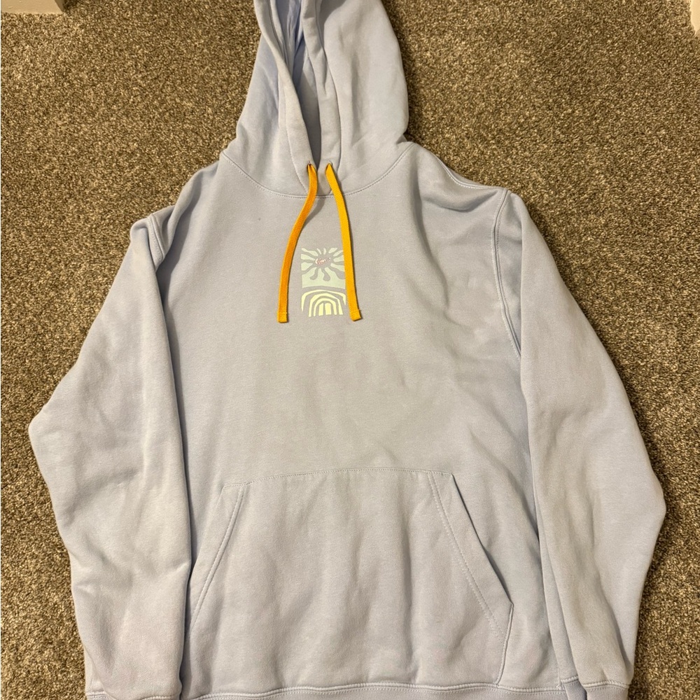 Nike Blue Hoodie with designs